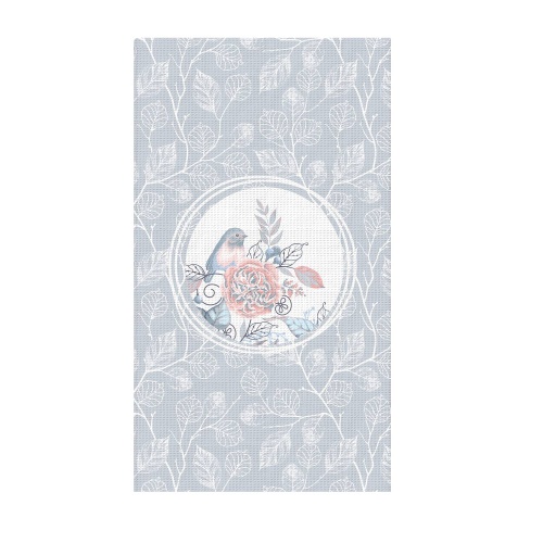 Набор полотенец "Птички" (Серый)